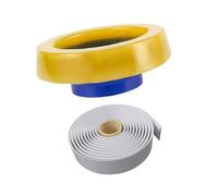 Universals Toilet Bowl Gasket Leakproof Deodorants Flange Rings Check Valves Rubber Accessories Enduring Bowl Gasket Flange with Backflow Prevention Valves