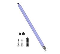 Universals Two Tip Styluses Pen 3 In1 Design Soft Silicone Heads for Tablets Phones Precise Touch Control Screen Friendly Styluses for Meeting Note and Sketches