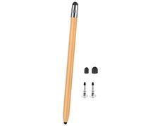 Universals Two Tip Styluses Pen 3 In1 Design Soft Silicone Heads for Tablets Phones Precise Touch Control Two Tip Capacitive Pen with Silicone Head