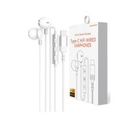 Universals Type C Corded Headphones 3 Button Control Compatible Across Various Devices for Versatiled Connection Type C Headphones