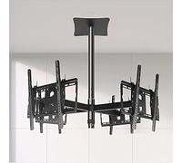 UniversalTVStandMultifunctionFourSidedCeilingTVMountBracket,TiltandRotatable,FitMost32-55InchLCDFlatScreenandCurvedTVs,Upto330LbsTVMountTVSt