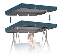 UniversalWaterproofUVResistantSwingCanopyCover2/3SeaterOutdoorSwingShadeReplacementforPatioHammocksSunProtectionCanopyOnly