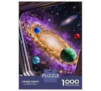 universe 1000 Piece Jigsaw Puzzle Cosmic Galaxy Planet Cardboard Puzzle Adult Puzzles Educational Puzzle Family Games Night Puzzles for The Whole Family 70x50cm/1000pcs