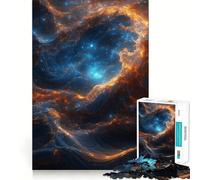 Universe Amidst The Cosmic Jigsaw 1000 Piece Mind Skill Play Stable Fit No Shifting Parts Enjoyable Pastime for Long Weekends (38x26cm)
