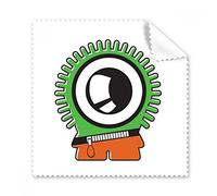Universe And Alien Green Alien Glasses Cloth Cleaning Cloth Gift Phone Screen Cleaner 5pcs