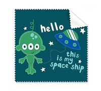 Universe And Alien Hello Alien Glasses Cloth Cleaning Cloth Gift Phone Screen Cleaner 5pcs