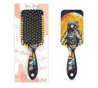 Universe Astronaut Space Planet Hair Brush Wet Dry Air Cushion Hair Brush Plastic Detangler Hairbrush for Kids Adults Back To School Gift Women Men
