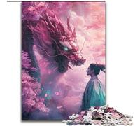 Universe Chinese Dragon 1000 Piece Jigsaw Puzzle for Adults Teens, Educational Games Home Decoration Deal As Gifts for The Whole Family (50x75cm)