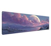 Universe Diamond Art Kits Adults, 5D Dimond Painting Pink Paint by Numbers for Adults, Large Diamond Art 47.24 x 15.75 inches, DIY Crystal Rhinestone Cross Stitch Craft Bedroom Decor, Gifts Men G2-123