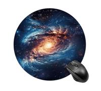 Universe Gala Gaming Mouse Pad Funny Mousepad with Non-Slip Rubber Base Cute Mouse Pads for Desk for Women Small Portable Mouse Mat for Laptop Mini Computer Mousepads 7.8x7.8 Inches