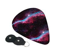 Universe Galaxy Guitar Picks, 6 Pack Includes Thin(.46mm), Medium(.71mm) & Heavy Gauges(.96mm) Suitable For Guitar, Ukulele, Etc.