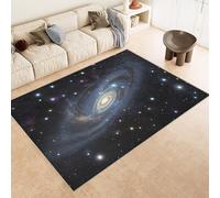 universe galaxy Living Room Rugs Planetary Nebula Area Carpet Thick Soft Plush Mat for Kids Baby Boys Teen Dorm Home Decor Aesthetic (160x200cm)