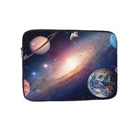 Universe Galaxy Outer Space Printed Laptop Sleeve Case 12 Inch - Protective Laptop Cover Bag Shockproof Notebook Computer Bag For Men And Women