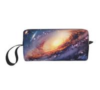 Universe Galaxy Outer Space Printed Travel Makeup Bag Portable Cosmetic Bag Makeup Case Toiletry Handbag Organiser for Women