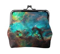 Universe Galaxy Space coin purse for women,small womens wallet,small makeup bag for purse,ultra-thin retro change wallet, Black, One Size, Art Deco