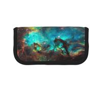 Universe Galaxy Space Cute Canvas Pencil Pouch - Organized Storage for Travel & Daily Use Pencil case, Makeup Pouch