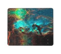Universe Galaxy Space Large Extended Mouse Pad with Lock Edge & Non-Slip Base, Thick Durable Desk Mat for Work
