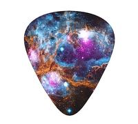 Universe Galaxy Space Print 12pcs Guitar Cubes for Guitar and Ukulele, Unique Guitar Gift