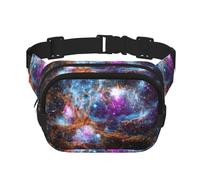 Universe Galaxy Space. Print Waist Pack Fanny Pack Belt Bag for Men Women,Waterproof Adjustable Strap 3 Pockets for Outdoor Travel