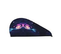 Universe Galaxy Space SamLng Coral Velvet Dry Hair Cap â€“ Perfect for Home, Travel, Pool Parties, Beaches, Baths, and More