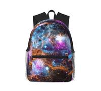 Universe Galaxy Space Stylish Travel Backpack Lightweight Water Protection Laptop Backpack for College Work Work Black, One Size, Black, Rozmiar uniwersalny