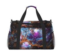 Universe Galaxy Space Travel Duffel Bag Large Foldable Waterproof Overnight Bag Beach Swim Bags Pool Sports Gym