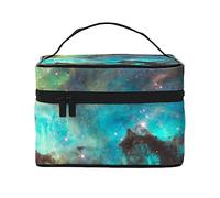 Universe Galaxy Space Travel Makeup Bag - Elegant and Spacious Cosmetic Organizer for On-The-Go