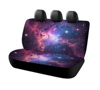Universe Galaxy Star Space Car Seat Cover Back Universal Auto Bench Rear Seat Protector Covers Non-Slip Automotive Interior Covers Fit Most Cars, SUV, Vans, Trucks Seats Cover for Car Accessories