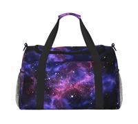 Universe Galaxy Star Space Hand Travel Bag - Large Reusable Shopping Bag, Ideal for Camping, Sports, Gym, and Outdoor Activities