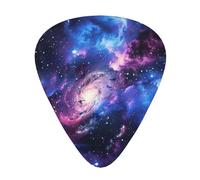 Universe Galaxy Star Space Printed Custom 12 Pieces Guitar Pick In A Box,The Pick Makes Sound Clear, Ukulele, Electric Bass (0.46 0.71 0.96mm)