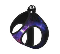Universe Galaxy Star Space Printing Puppy Summer Vest Harness With Reflective,Dog Accessories For Small Medium Large Dogs And Cats