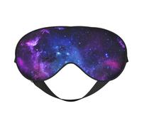 Universe Galaxy Star Space Soft Sleep Mask Adjustable Strap Light Blocking Reversible Comfortable Night Mask