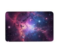 Universe Galaxy Star Space Stone Bath Mats Universe Galaxy Star Space Diatomaceous Earth Bath Mat Super Absorbent Bathroom Floor Mat Quick Drying Shower Mat for Shower Bathtub Bathroom Accessory