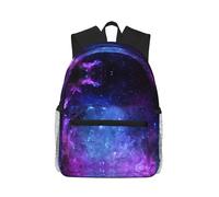 Universe Galaxy Star Space Stylish Travel Backpack Lightweight Water Protection Laptop Backpack for College Work Work Black, One Size, Black, Rozmiar uniwersalny