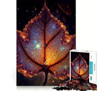 Universe in A Leaf Jigsaw Puzzles for Adults 1000 Think Boost Game Precise Interlock Structure Easy to Learn Family Enjoyment (38x26cm)
