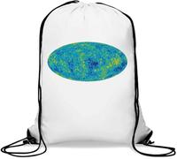 Universe in A Picture Science Style Art Gym Sack Casual Drawstring Bag White