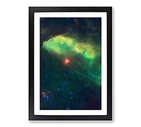 Universe in Abstract Vol.18 Framed Print | A2 Black Framed Wall Art | Ready to Hang | Abstract Fantasy Picture | Living Room Bedroom Lounge Office
