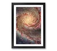 Universe in Abstract Vol.27 Framed Print | A2 Black Framed Wall Art | Ready to Hang | Abstract Fantasy Picture | Living Room Bedroom Lounge Office