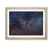 Universe In Abstract Vol.44 In Abstract Modern Art Framed Print | A2 Oak Framed Wall Art | Ready to Hang | Abstract Fantasy Picture | Living Room Bedroom Lounge Office
