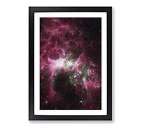 Universe in Abstract Vol.6 Framed Print | A2 Black Framed Wall Art | Ready to Hang | Abstract Fantasy Picture | Living Room Bedroom Lounge Office