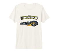 Universe Map You are HERE Space T-Shirt Fun Physics Geeks Premium T-Shirt