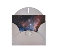 Universe Milky Way Galaxy Gray prints Greeting Cards 6x4-inch with Envelope | Perfect for writing greetings and thank-you notes