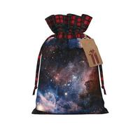 Universe Milky Way Galaxy Print Personalized Christmas Drawstring Gift Bags,Packaging And Storage Bags,Snack Bags
