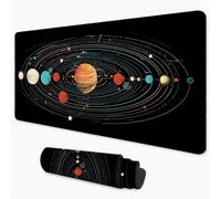 Universe Mouse Mat 1000x400 mm, Large Mouse Pad Planet Waterproof & Durable Desk Mat with Non-Slip Rubber Base and Stitched Edges, Gaming Mousepad for Home, Office, PC, Laptop, Room Decor 3Y-5