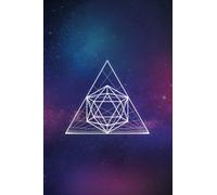 Universe Notebook: Beautiful Universe Sacred Geometry design Notebook Journal with 120 blank pages to write your happy thoughts, things you are ... Planner, Daily Journal, Positive Affirmations