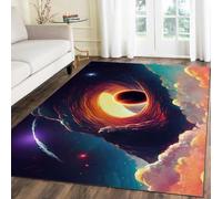 Universe Outer Space Landscape 3D Printed Mat Rugs Anti-Slip Rug Carpet Home Decoration Print Bedroom Non-Slip Floor Rug 80 X 160 Cm - Polyester Soft Touch Easy Clean, Stain Resistant -289917728744