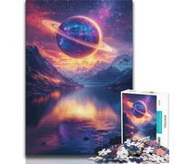 Universe Planet 1000 Piece Jigsaw Puzzle for Adults And Teenagers,Fun Games Every Piece Is Unique - Challenging Family Fun Game (38x26cm)