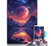 Universe Planet Jigsaw Puzzles for Teenagers 1000 Piece Puzzle,family Fun Games Is Ideal As A Gift for The Whole Family 50x75cm