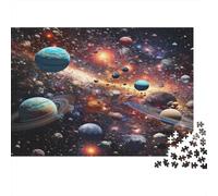 Universe Planet Jigsaw Puzzles Puzzles for Adults Kids. 1000 Piece Galaxy Whimsical Challenge Toy Educational Game Home Decoration for Adults& Kids Age 14 Years Up 1000pcs (75x50cm)