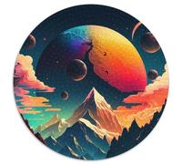Universe Planet JigsawPuzzle 1000 Pieces for Adults Cardboard Puzzles Family Interactive Game, Craft Gift with Colorful Artwork (67.5x67.5cm)
